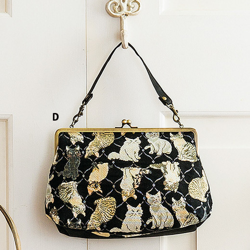 猫柄のゴブラン織りバッグ」が登場！ 大人の女性のための6回予約